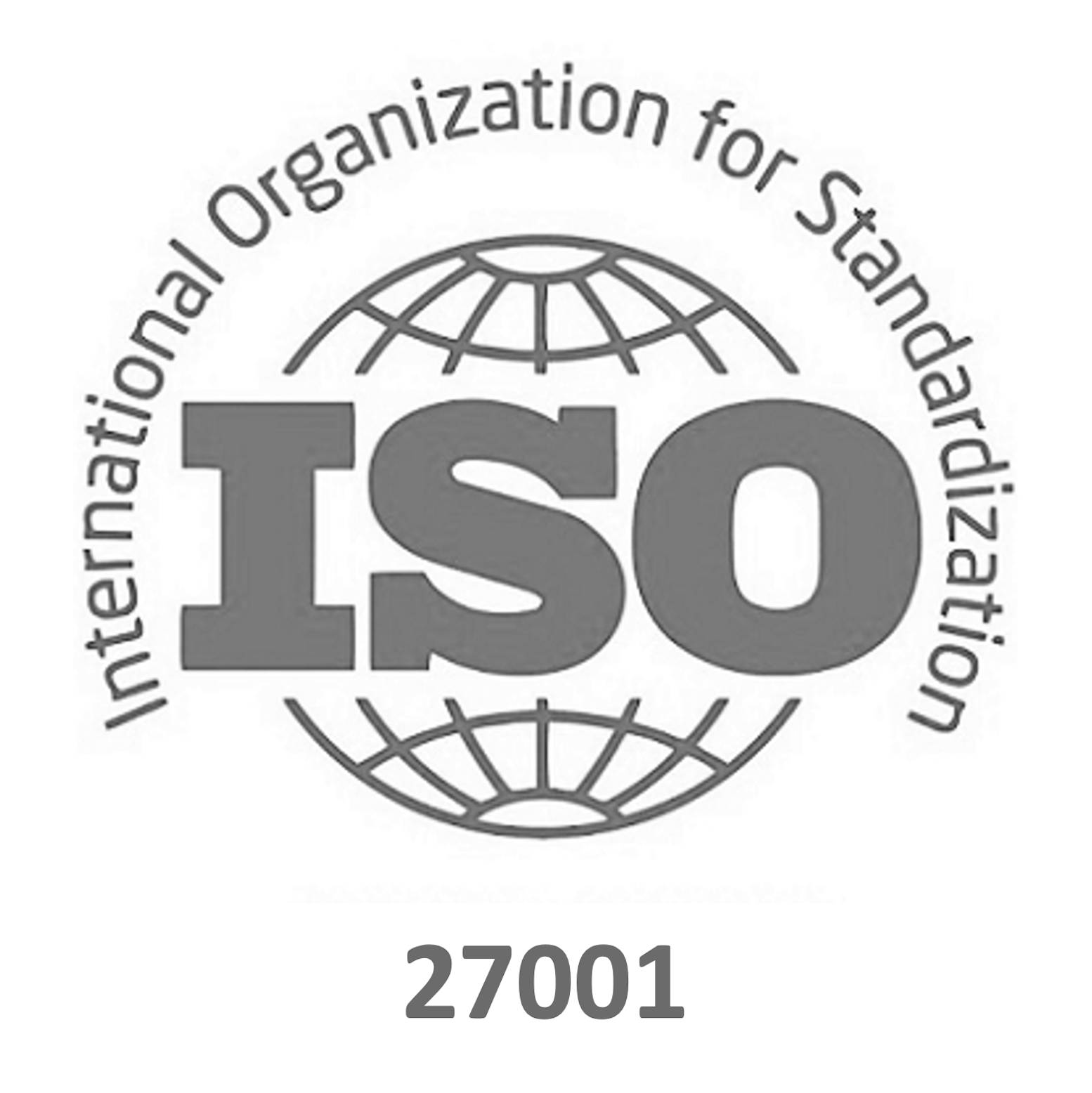 Logo del certificato iso27001 per la gestione della sicurezza nella tecnologia dell’informazione.